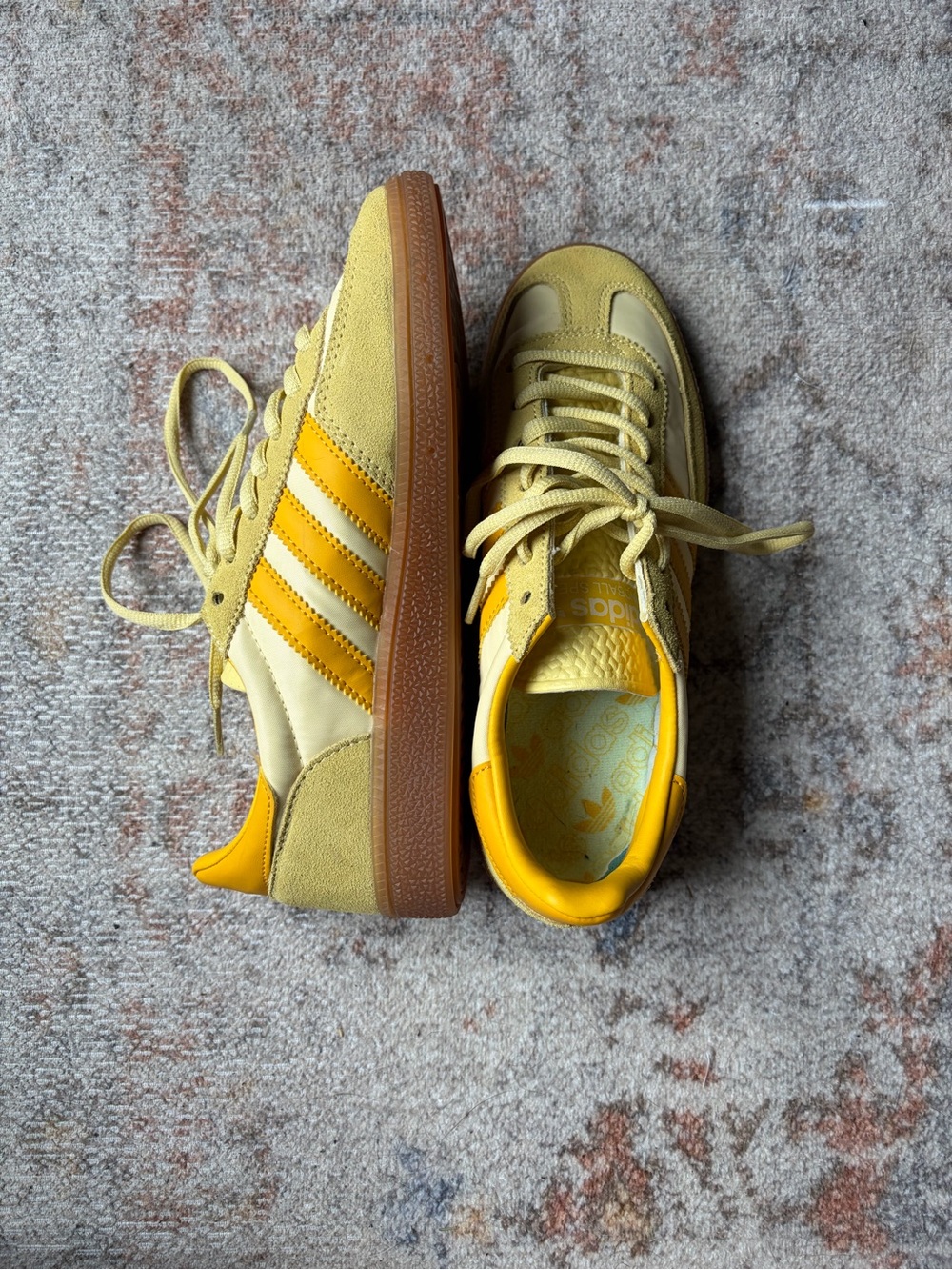adidas Handball Spezial yellow sneakers | women’s size 9, men’s size 7 - Picture 2 of 4